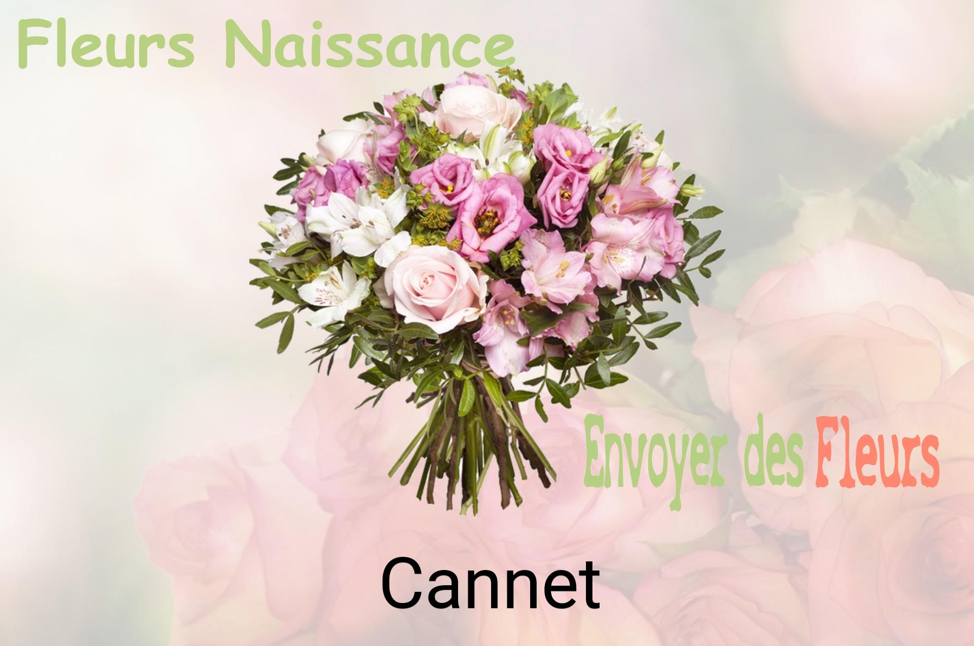 Bouquet de fleurs de naissance livré à Cannet